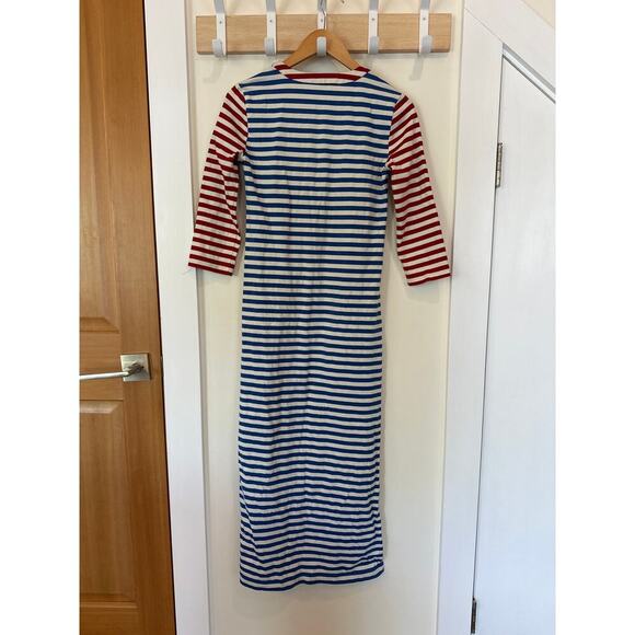 J. Crew Striped Nautical Maxi Dress Red & Blue - XS/S - Picture 7 of 8